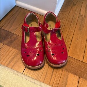 Classic Red Kids Dress Shoes